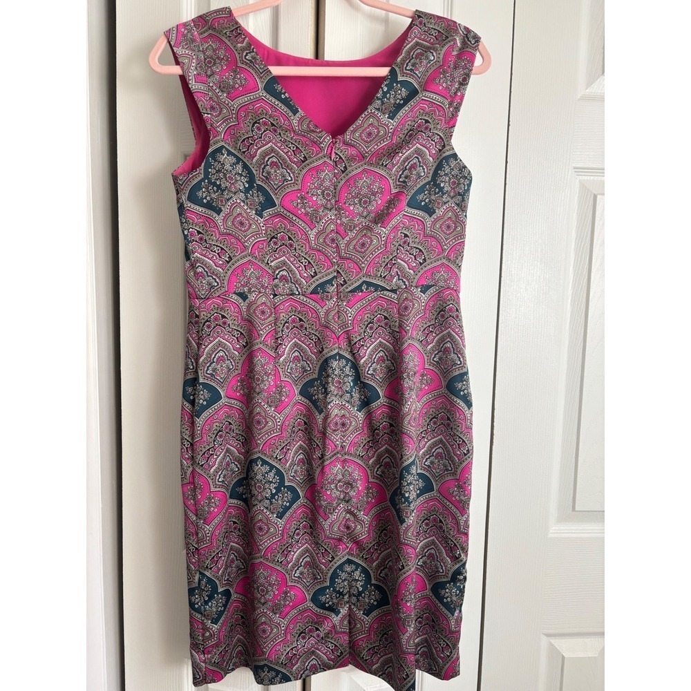 The Limited Brand Silky Feeling Paisley Sheath Dress – Size 4 (Like New) - Picture 6 of 6